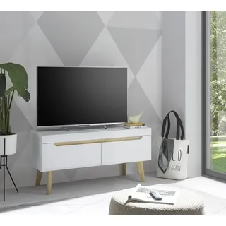 Home Affaire Torge Lowboard 107 x 50 x 40 cm Weiß Holzwerkstoff