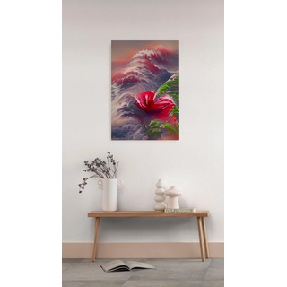 Leinwandbild »Blossom Wave«, (1 St.), 40x60 cm (Breite x Höhe), Keilrahmenbild, 69624330-0 bunt B: 40 cm
