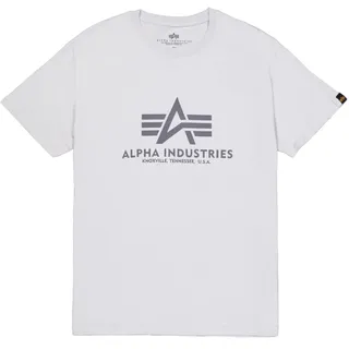 Alpha Industries Basic Kurzarm-T-Shirt Pastel Grey L