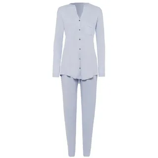 Hanro Pyjama Blau XL