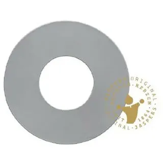 Jaspers Kerzen Scheibe zur Erweiterung des Sicherheits-Kerzenhalters silber für Kerze von Ø 70 - 100 mm, 1 Stück