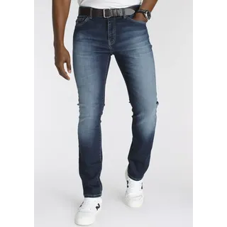 Stretch-Jeans DELMAO ""Reed"" Gr. 42, Länge 30, blau (dark blue used) Herren Jeans Stretch mit schöner Innenverarbeitung - NEUE MARKE