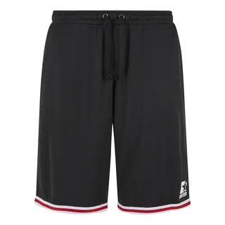Starter Black Label "Starter Black Label Starter Mesh Sport Short", Herren, Gr. M, US-Größen, schwarz, 100% Polyester, loose fit, Hosen Shorts