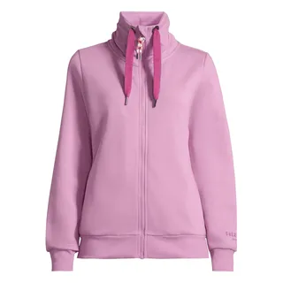 salzhaut Sweatjacke SALZHAUT "Sweatjacke RACKELN - UNI", Damen, Gr. S, rosa (pale), Obermaterial: 80% Baumwolle CO. 20% Polyester PES., Sweatjacken Sweatjacke