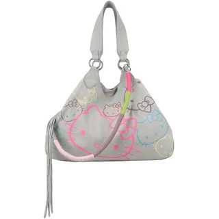 Fritzi aus Preußen Izzy Hello Kitty Shopper Baumwolle Beige/Grau