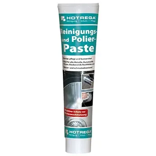 HOTREGA Reinigungs- und Polier-Paste 125 ml - Politur zur Reinigung Pflege und Konservierung