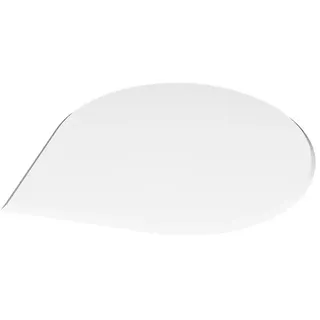 Valo Glasbodenplatte  (125 x 125 cm, Gebogen)
