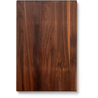 Boos Block Profi-Schneidebrett – Massives Nussbaum-Holz – Lebensmittelecht – Mit Griff – Servierbrett & Hackblock –46 x 31 x 4 cm – Walnuss