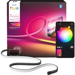Philips Hue Play Gradient Lightstrip Pro für 100 Zoll TV, White & Color Ambiance Lichtstrip RGBW