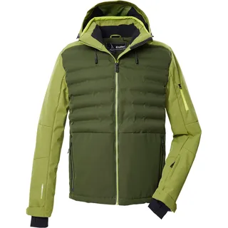 KILLTEC Skijacke KILLTEC "KSW 72 MN SKI JCKT", Herren, Gr. XXL, waldmeister, Obermaterial: 100% Polyester.Futter: 100% Polyester.Füllung: 100% Polyester, Jacken Skijacke, Moderne Hybridoptik, winddicht, wasserabweisend, atmungsaktiv