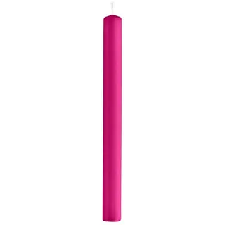 Velas Stabkerzen Fuchsia Pink 25 x 2,2 cm, Inhalt 10 Stück, deutsche Markenkerzen tropffrei für Kerzenleuchter, Kerzen Leuchterkerzen