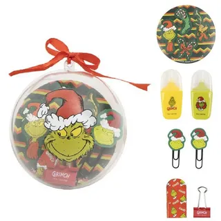 Cerda Weihnachtsfigur Grinch Schreibwaren Set Weihnachten Büro Set, Notizen, Geschenkidee