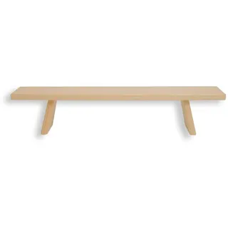Exclusiv Holzkunst Schwibbogenbank Fichte 50 cm/Fensterbank für Lichterbögen (50cm)