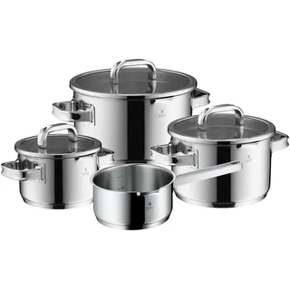 WMF Function 4 Advanced Topf-Set 7-tlg. Kochtopf + Suppentopf + Glasdeckel