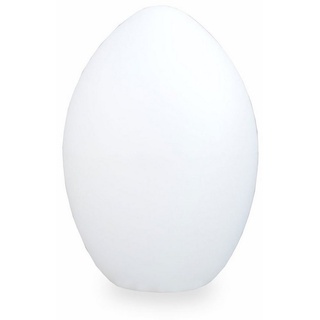 Kiom Dekolicht Gartenleuchte Leuchtendes Ei GlowEgg 65 cm E27, für wechselbare Leuchtmittel, Leuchtmittel nicht inklusive, Leuchtmittel abhängig weiß