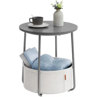 VASAGLE Beistelltisch Kaffeetisch Rundform 4 Bein(e)