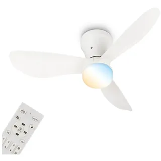 Briloner LUFITO 78 cm Deckenventilator Weiß