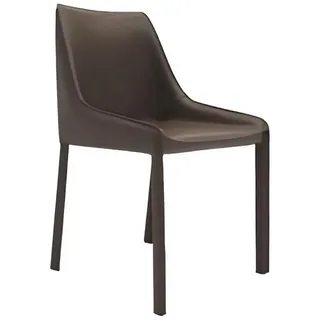 JVmoebel Esszimmerstuhl Sessel Clubsessel Loungesessel Sessel Leder Sofa Design Neu, Made in Europa braun