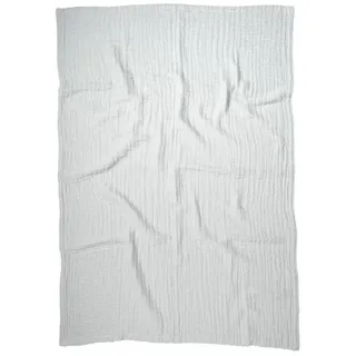 nordic coast company Babydecke Musselin - Krabbeldecke Spucktuch (Puckdecke) Kuscheldecke, Nordic Coast Company, Musselindecke Grau Large, Premium Qualität geprüft, Geschenk grau