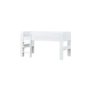 Steens Hochbett Steens For Kids 90 x 200 cm MDF lackiert weiß