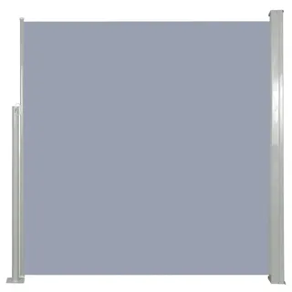 vidaXL Ausziehbare Seitenmarkise 140 x 300 cm grau 45357