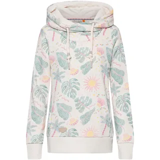 Ragwear Gripy Print Comfy Hoodie Damen in beige, Größe M - beige