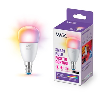 WiZ E27 LED Lampe Tunable White & Color, 40 W, dimmbar, 16 Mio. Farben, smarte Steuerung per App/Stimme über WLAN