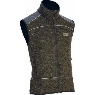 PSS Strickweste X-treme Nordic Grün meliert Größe 4XL