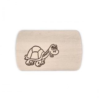 Frühstücksbrett Schildkröte personalisiertes Holzbrett Kinder Frühstücksbrett mit Namensgravur
