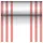 stoffähnlich PV-Tissue Mix bordeaux Lines