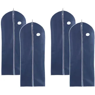 Wenko Kleidersack Air 150 x 60 cm, 4er Set, atmungsaktives Vlies-Material