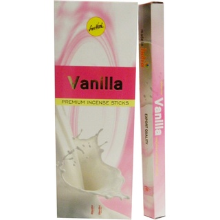 Räucherstäbchen Vanilla 120 Sticks 6 Schachteln Vanille Duft Wohnaccessoire Raumduft Deko