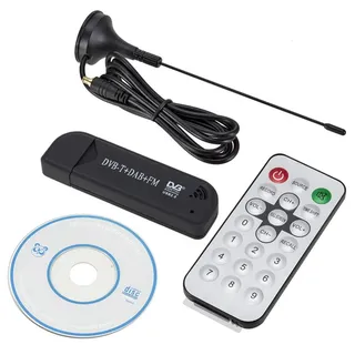 Fozriybefy Hochwertiger USB2.0-Digital-DVB-T-SDR++FM-TV-Tuner-EmpfäNger SDR-TV-Stick RTL2832U+ FC0012