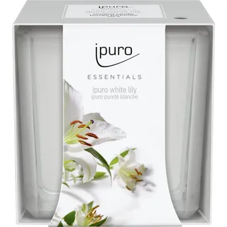 IPURO Duftkerze ipuro Duftkerze Essentials White Lily 125 g weiß