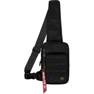 Alpha Industries Label Sling Bag schwarz