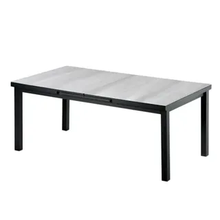 Niehoff Nancer Ausziehtisch 240 x 100 x 76 cm anthrazit/grau