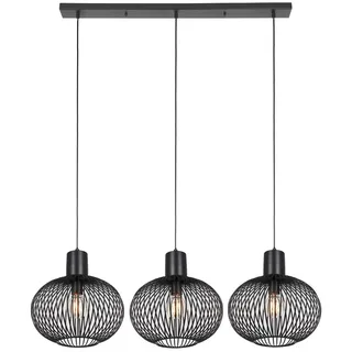Trio Gila 3-flg. 120 cm schwarz