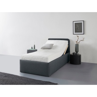 Westfalia Schlafkomfort Polsterbett Rostock, auch mit Stauraum und Kopfteilverstellung erhältlich grau 210 cm x 33 cm
