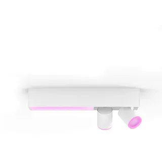 Philips Hue LED Deckenspot Centris Spot, Leuchtmittel wechselbar, LED wechselbar weiß