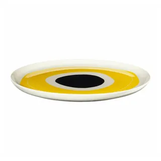 Was Speiseteller Variété Salto du Soleil 27 cm Gelb/Schwarz 2er Set