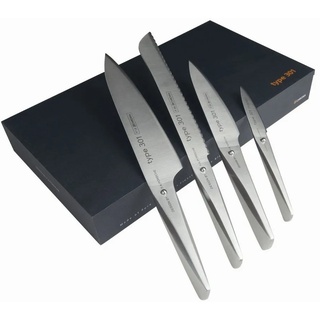 CHROMA Messer-Set Type 301 Messer-Set mit vier Messern (4-teilig, 4-tlg) silberfarben