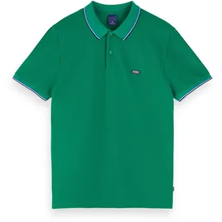 Scotch & Soda Herren Poloshirt Classic Pique Polo 155453-2825 S - Rainforest - S