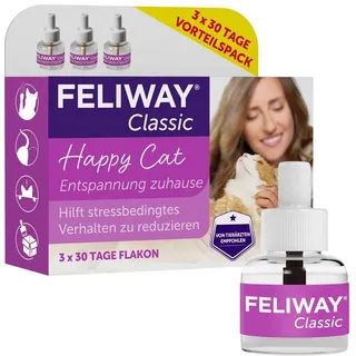 Ceva FELIWAY CLASSIC Nachfüllfl.Vorteilspack f.Katzen 3x48 ml