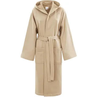 Bassetti Bademantel, Beige, Textil, Uni, Gr. S, Oeko-Tex® Standard 100, Taschen, Badtextilien, Bademäntel