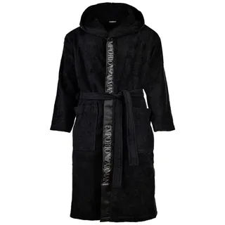 Emporio Armani Bademantel Sponge Schwarz L