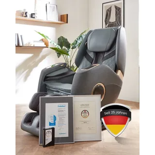 WELCON Massagesessel Massagesessel EASYRELAXX PLUS, Heizung, Ganzkörpermassage, mit Relaxfunktion grau