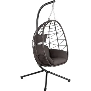 HinHocker Hängesessel Braun