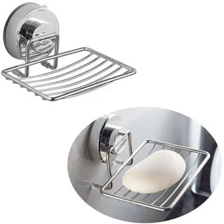 Dusche-Seifenhalter mit Abfluss - 1 Stück - hängbar - Seifenhalter mit Dorn