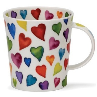 Dunoon Caroline Bessey Warm Hearts Shape Lomond Dunoon Mug Cup by Dunoon