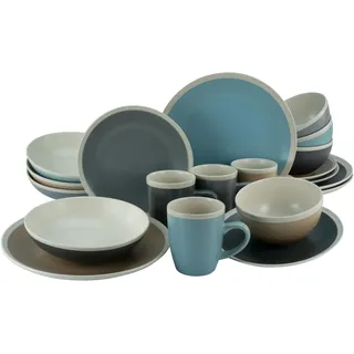 CreaTable Nordic Living cool Kombiservice 16-tlg. mehrfarbig